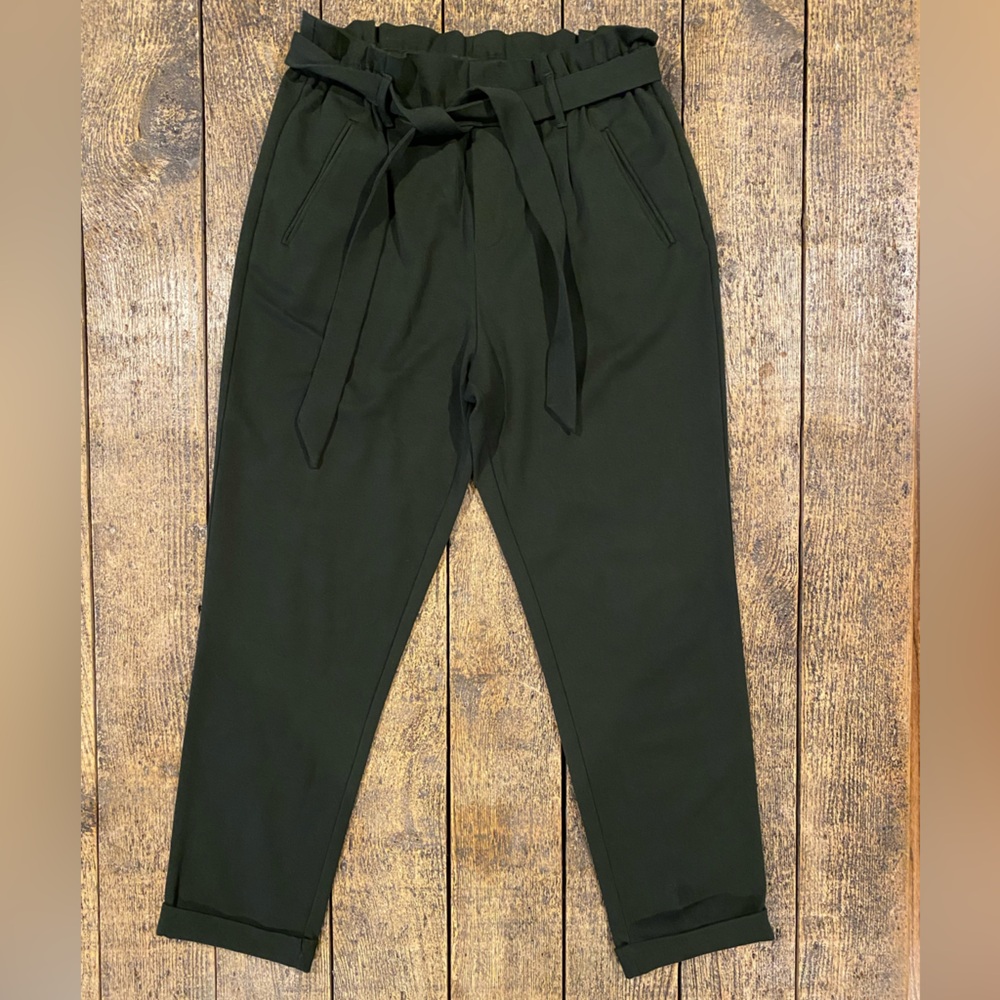 Women’s dark green trousers